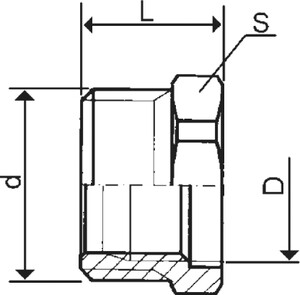 Armatura Redukcja 1 x 3/4cala