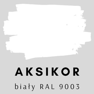 Aksil Aksikor biały RAL 9003 matowy  5l