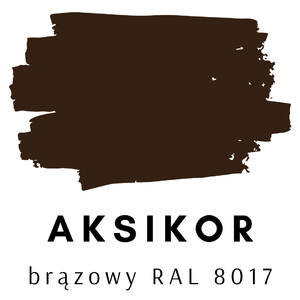 Aksil Aksikor brązowy RAL 8017 matowy 10l