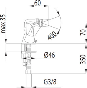 Armatura Bateria Standard bidetowa
