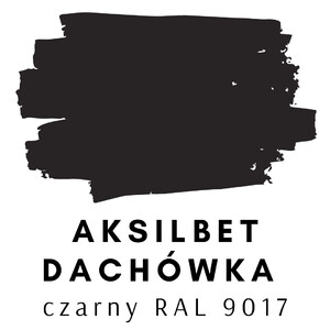 Aksil Aksilbet dachówka czarny RAL 9017  1l