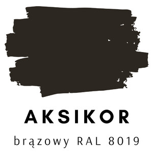Aksil Aksikor brązowy RAL 8019 matowy  5l