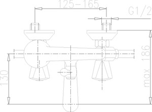 Armatura Bateria Ceramic wannowa