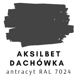 Aksil Aksilbet dachówka antracyt RAL 7024 10l