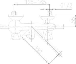 Armatura Bateria Ceramic wannowa