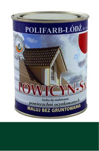 Polifarb Łódź Lowicyn - SX zielona ciemna RAL 6005 połysk 10l