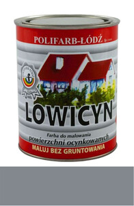Polifarb Łódź Lowicyn szara jasna RAL 7046 matowa 10l