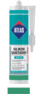 Atlas Silikon sanitarny Artis zielony 027 280ml