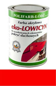 Polifarb Łódź Eko - Lowicyn czerwona komunikacyjna RAL 3020 półmat 10l