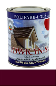 Polifarb Łódź Lowicyn - SX czerwona winna RAL 3005 połysk 10l