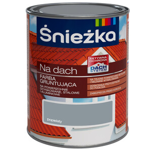 Śnieżka Na Dach Farba gruntująca popielata 750ml