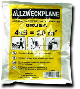 Folia Malarska Gruba 4x5m