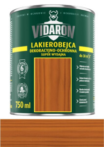 Vidaron Lakierobejca Ochronno - Dekoracyjna Super Wydajna teak azjatycki 750ml