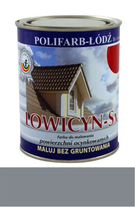 Polifarb Łódź Lowicyn - SX szara jasna RAL 7046 połysk 10l