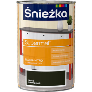 Śnieżka Emalia Supermal nitro khaki N545 połysk 10l