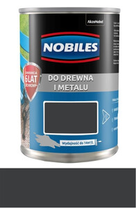 Nobiles Emalia Ftalonal czarny matowy 900ml