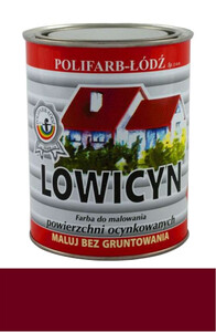 Polifarb Łódź Lowicyn czerwona tlenkowa RAL 3009 matowa 800ml