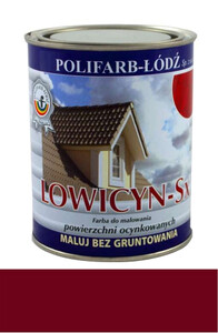 Polifarb Łódź Lowicyn - SX czerwona tlenkowa RAL 3009 połysk 10l