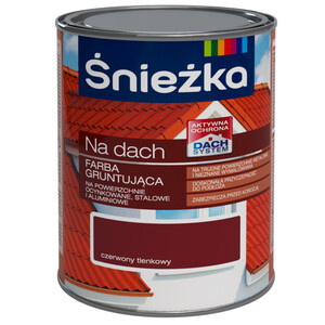 Śnieżka Na Dach Farba gruntująca czerwony tlenkowy 5l