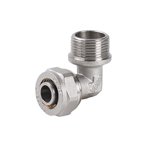 PEX skręcany - Kolano 16mm x 1/2cala nyplowe