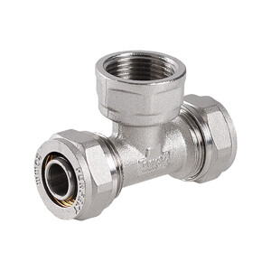 PEX skręcany - Trójnik 20mm x 3/4cala mufowy