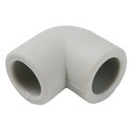 Polipropylen Kolano 63mm dwukielichowe