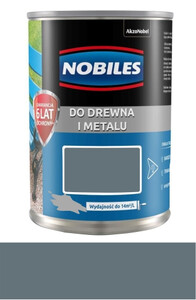 Nobiles Emalia Ftalonal szary półpołysk 900ml