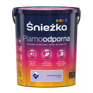 Śnieżka Emulsja Plamoodporna niekonwencjonalna P22 5l