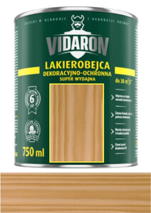 Vidaron Lakierobejca Ochronno - Dekoracyjna Super Wydajna dąb jasny 750ml