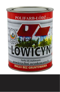 Polifarb Łódź Lowicyn czarna RAL 9005 matowa 800ml