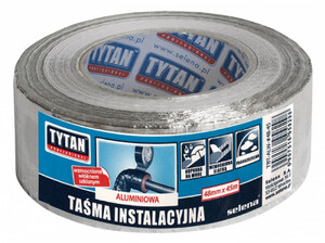 Tytan Professional Taśma instalacyjna aluminiowa z włóknem szklanym 48mm x 45m