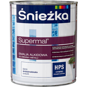 Śnieżka Emalia Alkidowa śnieżnobiała połysk 750ml