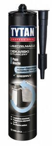 Tytan Professional Uszczelniacz Dekarski - Bitumiczny srebrny 310ml