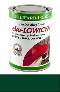 Polifarb Łódź Eko - Lowicyn zielona ciemna RAL 6005 półmat 5l