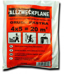 Folia Malarska Gruba Extra 4x5m