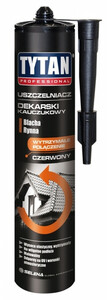 Tytan Professional Uszczelniacz Dekarski - Kauczukowy czerwony 280ml