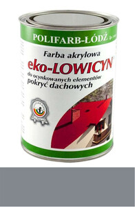 Polifarb Łódź Eko - Lowicyn szara jasna RAL 7046 półmat 5l