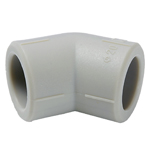 Polipropylen Łuk 50mm x 45° dwu kielichowy