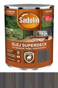 Sadolin Olej Do Tarasów Superdeck szary 750ml