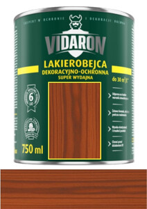Vidaron Lakierobejca Ochronno - Dekoracyjna Super Wydajna mahoń khaya 750ml