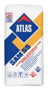 Atlas SAM 55 samopoziomująca masa szpachlowa 25kg