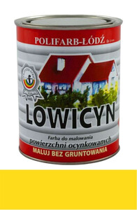 Polifarb Łódź Lowicyn żółta kadmowa RAL 1021 matowa 10l