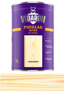 Vidaron Podkład Nitro Do Drewna bezbarwny 1l