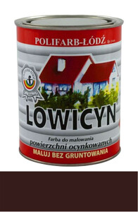 Polifarb Łódź Lowicyn brązowa RAL 8016 matowa 800ml