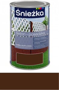 Śnieżka Farba Beton - Posadzka brązowa B04 1l