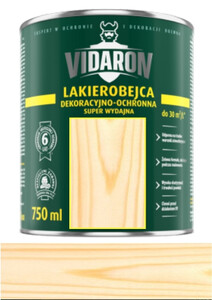 Vidaron Lakierobejca Ochronno - Dekoracyjna Super Wydajna bezbarwna 750ml