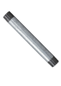 Rura dwustronnie gwintowana ocynkowana 1cal x 15cm