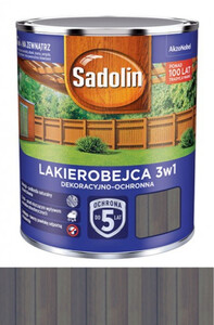 Sadolin Lakierobejca 3 w 1 szary 5l