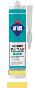 Atlas Silikon sanitarny Artis cytrynowy 218 280ml