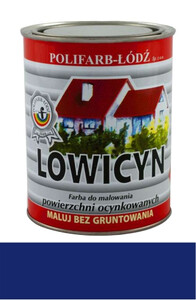 Polifarb Łódź Lowicyn niebieska sygnałowa RAL 5005 matowa 10l